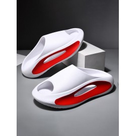 Colorblock Chunky Style Cloud Slides Slippers