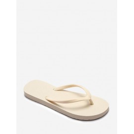 Solid Color Simple Style Beach Flip Flops